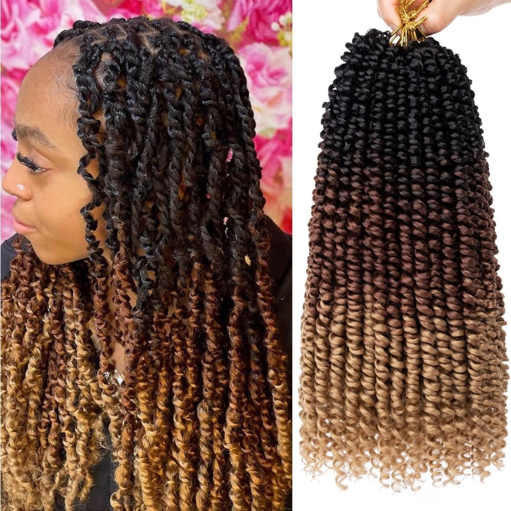 Stylish Ombre Brown and Black Hair Extensions